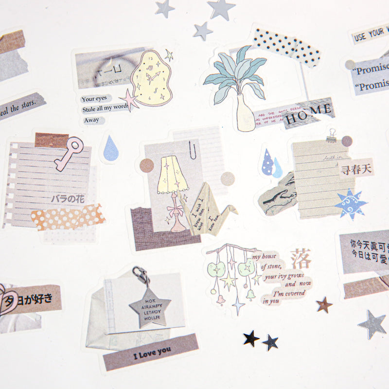 Collage Memoirs Series Die Cutting Washi Tape