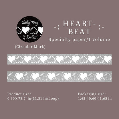 Milky Way Series Flash Silver Special Paper Tape