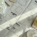 Washi tape de découpe à motif figé 12,5 cm * 250 cm