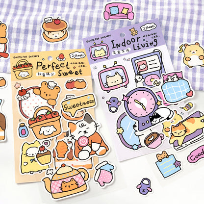 Corner Thoughts Series Sticker for journaling, scrapbooking and collage