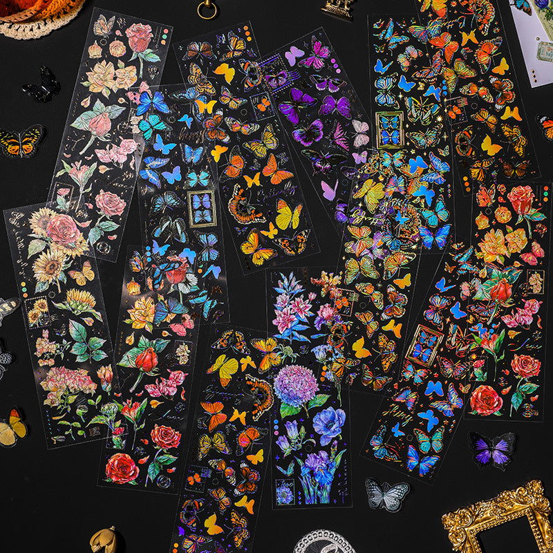 Flower style Sticker