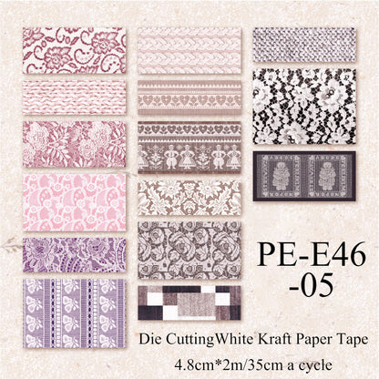 Time Weaving Machine Series Die Cutting White Kraft Paper Tape