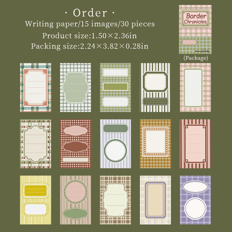 Border Chronicles Memo Pad