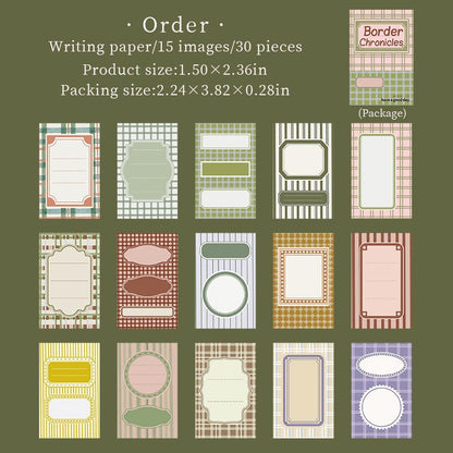 Border Chronicles Memo Pad
