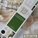 6.5cm*100cm Flower Language Die Cutting Washi/PET Tape