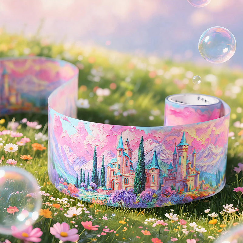 Dream Estate Series PET Tape featuring dream designs for journaling, scrapbooking and collage