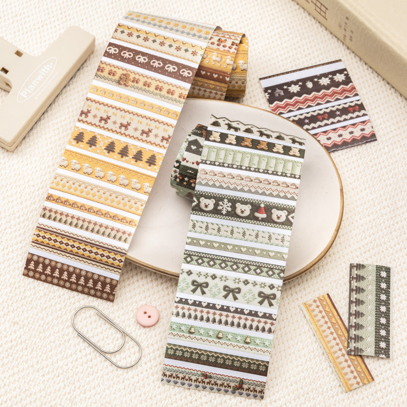 Island Dream Series White Kraft Paper Tape featuring dream, white, and island designs for journaling, scrapbooking and collage