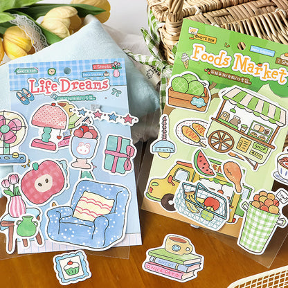 Happy Wanderer Chronicles Series Sticker for journaling, scrapbooking and collage