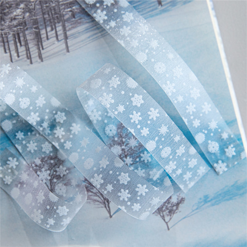 Winter Sonata Series Flash PET Tape for journaling, scrapbooking and collage