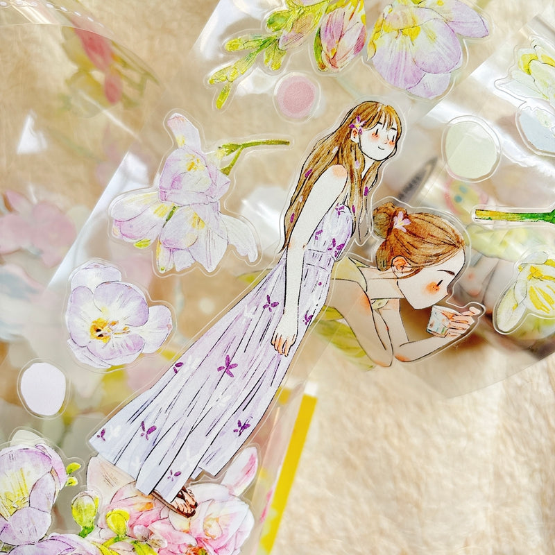 Whole Roll 6cm*5m Appearance Die Cutting Washi/PET/Fog PET Tape for journaling, scrapbooking and collage
