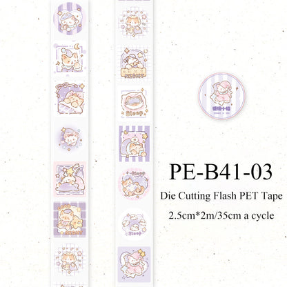 Heal Soft Cat Series Die Cutting Flash PET Tape