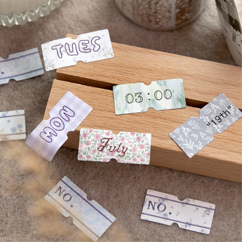 Picnic Day Memorandum Series Die Cutting Writing Paper Tape for journaling, scrapbooking and collage