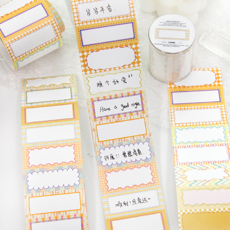 Notes from Salt Island Die Cutting Synthetic Paper Tape featuring island designs for journaling, scrapbooking and collage