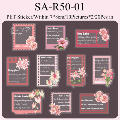 Flower Lane Post Series Sticker