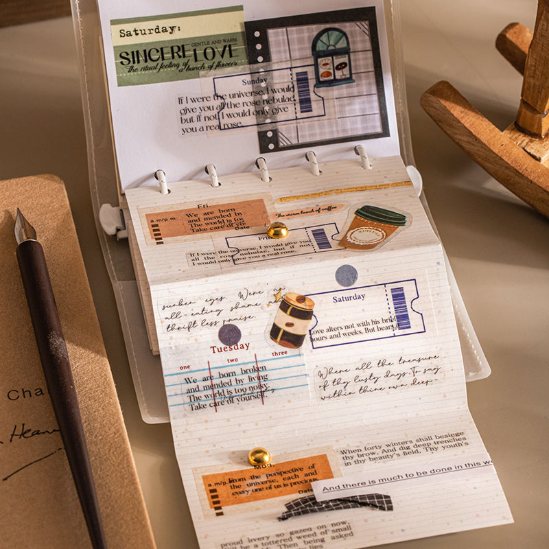Week Inspiration Series Washi Tape for journaling, scrapbooking and collage