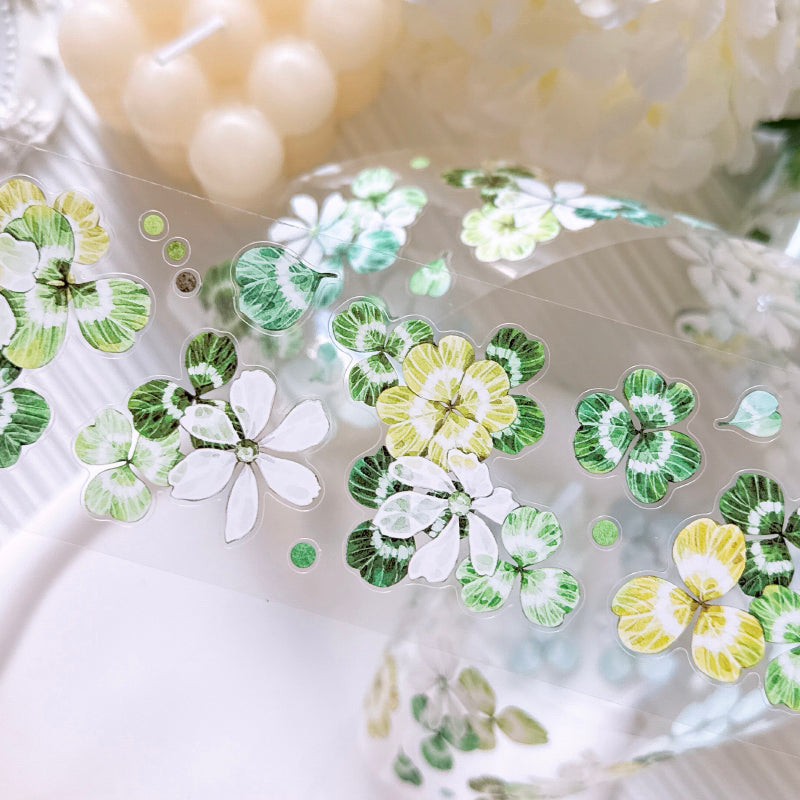5.5cm*100cm Searching for luck Die Cutting Washi/PET Tape featuring sea designs for journaling, scrapbooking and collage