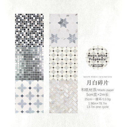 Lijiu Color Brick Series Washi Tape