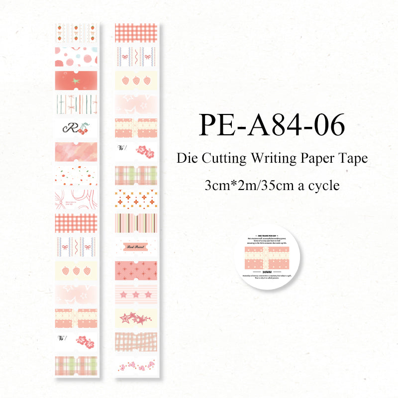Showa Monologue series Die Cutting Writing Paper Tape