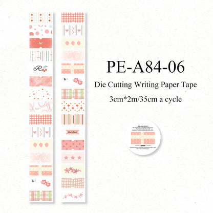Showa Monologue series Die Cutting Writing Paper Tape