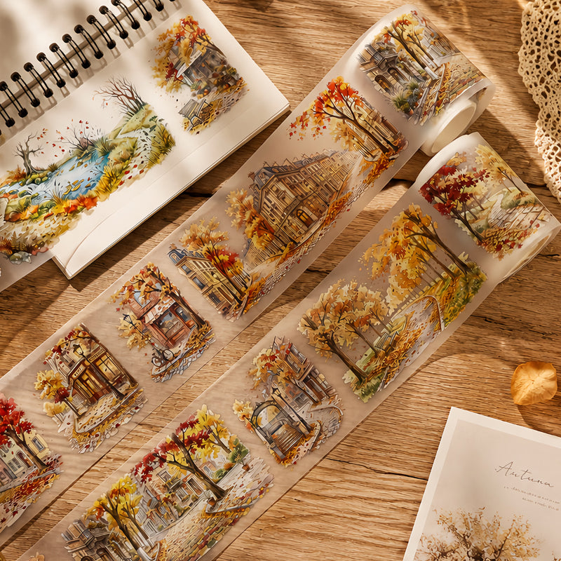 Autumn Street Corner Fog PET Tape