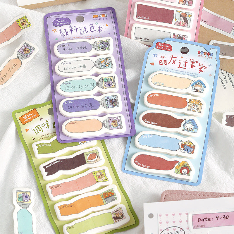 Color Ramblings Series Sticker featuring color designs for journaling, scrapbooking and collage