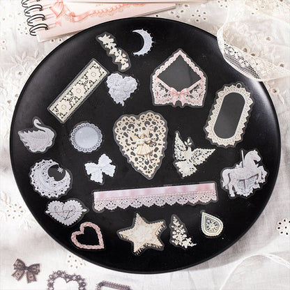 Silk Memory Series Sticker Book featuring book designs for journaling, scrapbooking and collage