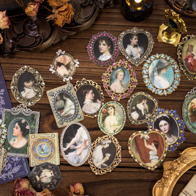 Medieval Picture Frame Series Sticker for journaling, scrapbooking and collage