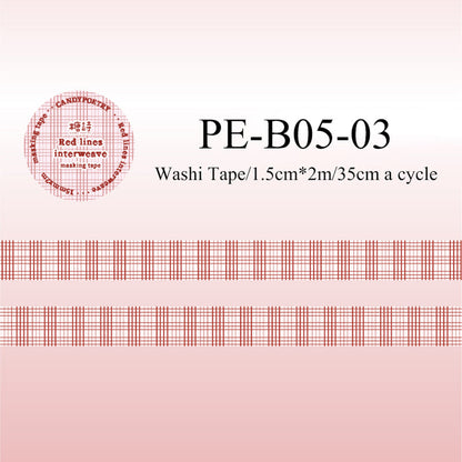 The Scarlet Prologue series Washi/Flash PET Tape