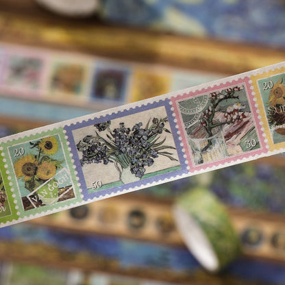 Van Gogh Fragment Series Washi Tape Set for journaling, scrapbooking and collage