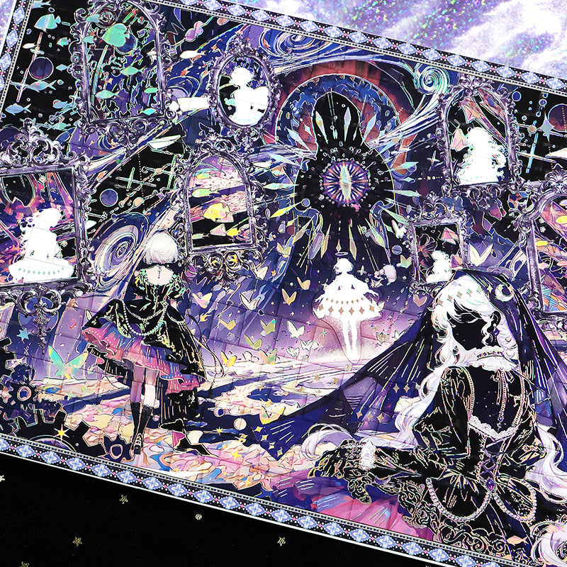 Illusory Time Sequences Series 3D Sticker for journaling, scrapbooking and collage