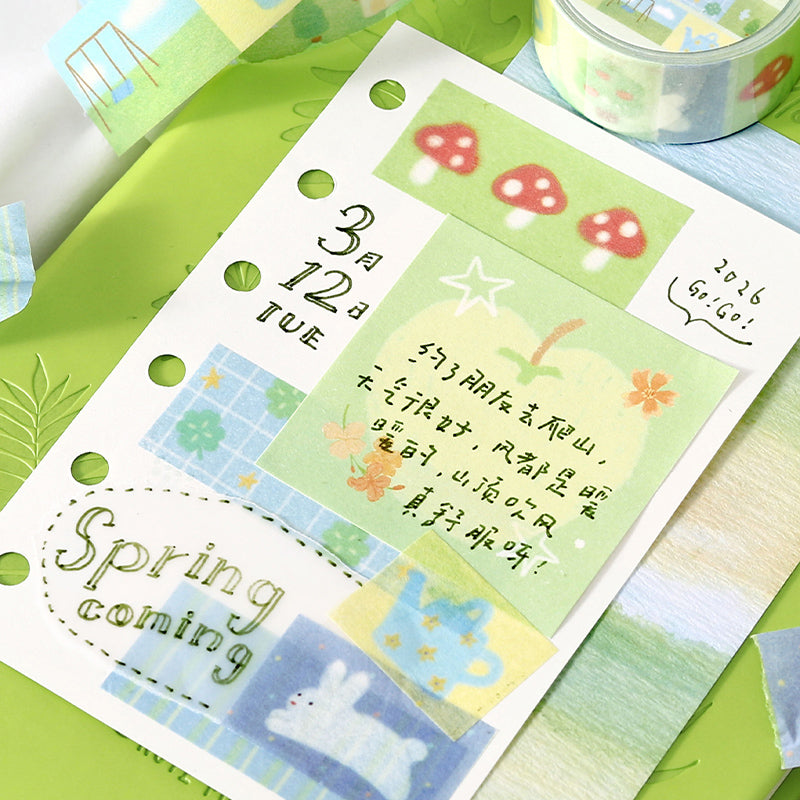 Yoyo's Diary Series Washi Tape for journaling, scrapbooking and collage