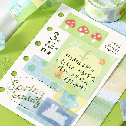 Yoyo's Diary Series Washi Tape for journaling, scrapbooking and collage