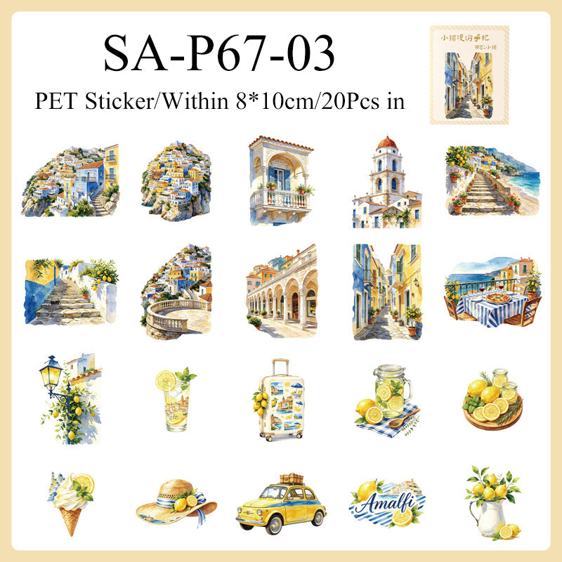 Small Town Travelogue Series Sticker