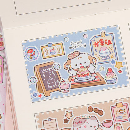 Sweet Store Manager Series Die Cutting Coated Paper Tape featuring sweet designs for journaling, scrapbooking and collage
