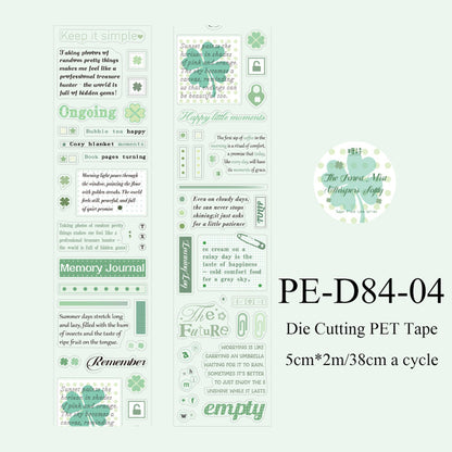 Frosty Love Series Die Cutting PET Tape