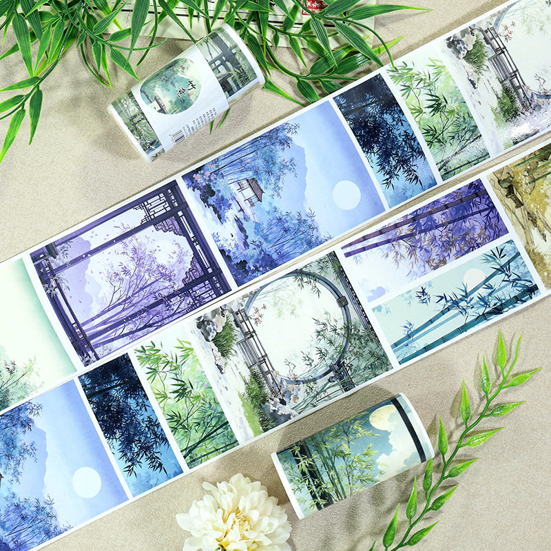 Charm Of Bamboo Washi Tape for journaling, scrapbooking and collage
