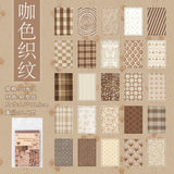 Cocoa-colored weave pattern