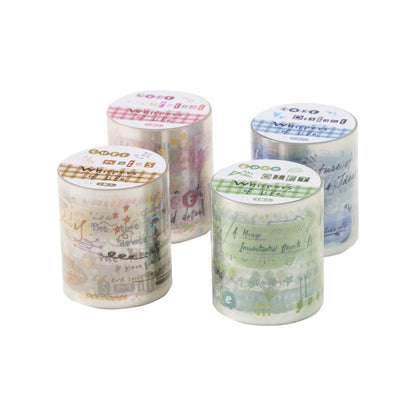 Whispers of life series Die Cutting PET Tape for journaling, scrapbooking and collage