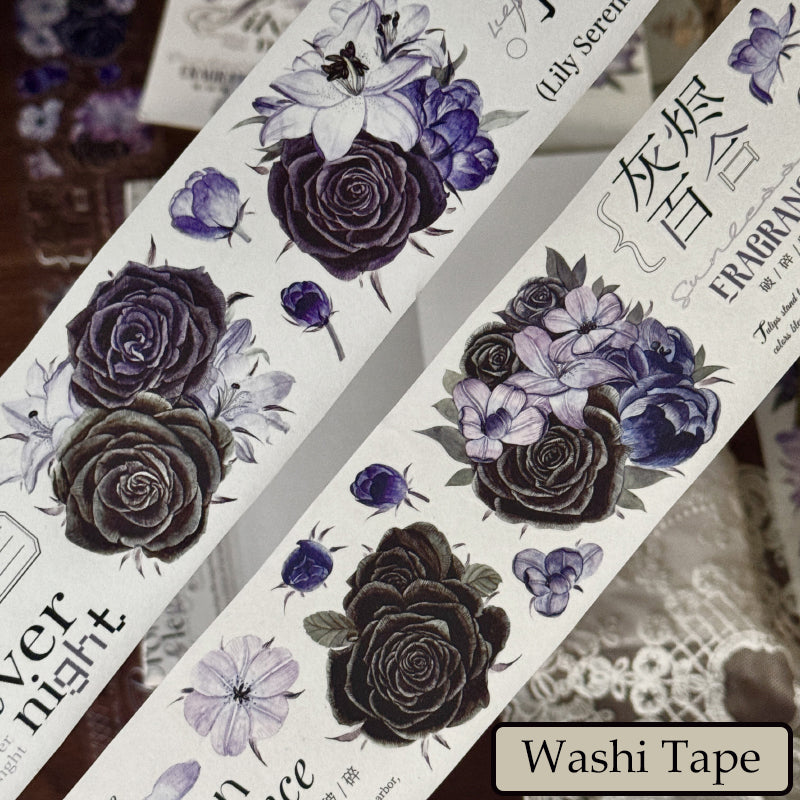 6cm*150cm Lily Serenade Die Cutting Washi/PET Tape