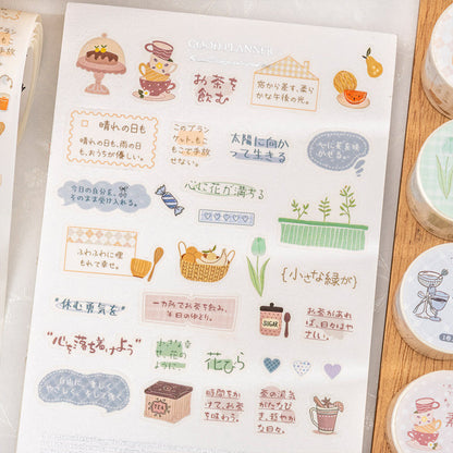 Suiya Notebook Series Die Cutting Washi Tape featuring book designs for journaling, scrapbooking and collage