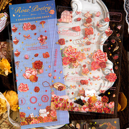 Rose Psalm Sticker