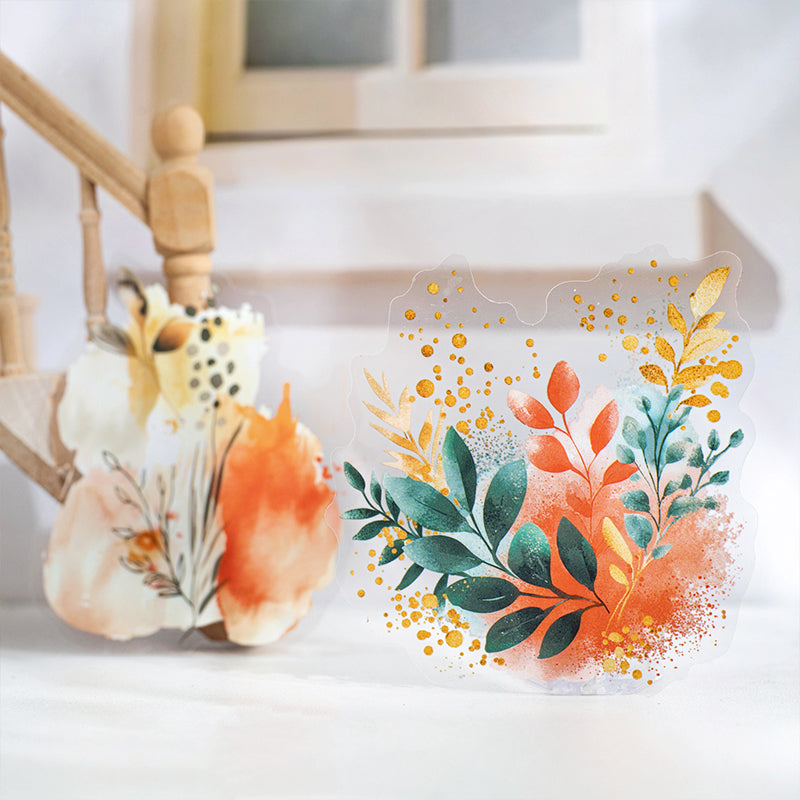 Misty flower stem Sticker