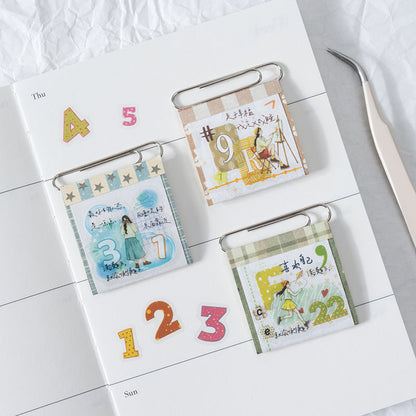 Basic Accent Series Sticker Book featuring book designs for journaling, scrapbooking and collage