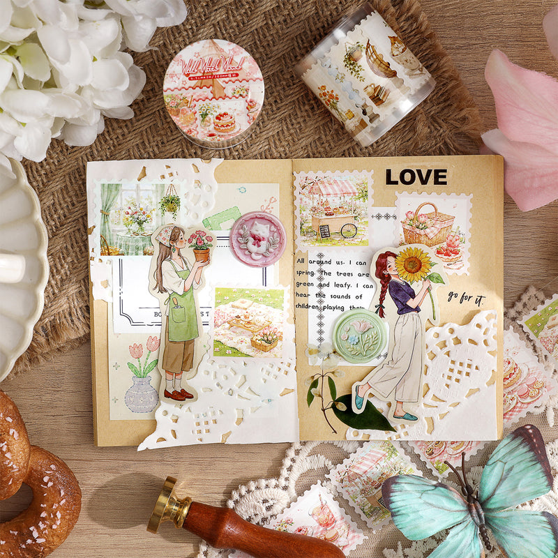 Evening Wind Knows Intent Series Die Cutting Self-adhesive Tape