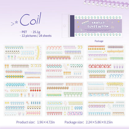 Line Flannel Shop Series Sticker Book