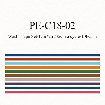 Basic Life Series Washi Tape Set