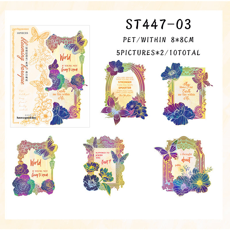 Blooming Baroque Sticker