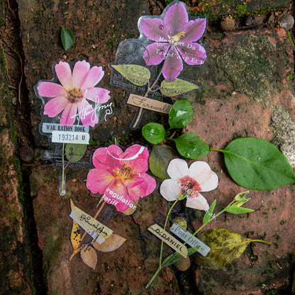 Flower at the corner Sticker
