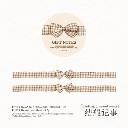 Gift Notes Series Coated Paper Tape