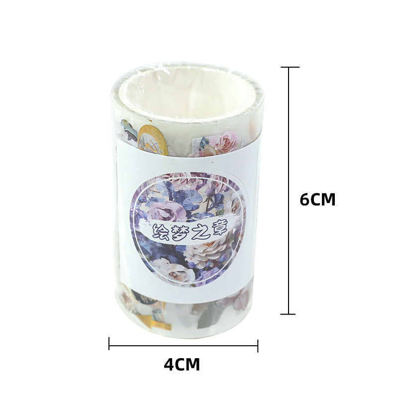Dream Creation Chapter Die Cutting Fog PET Tape featuring dream designs for journaling, scrapbooking and collage